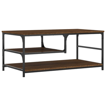 Couchtisch Braun Eichen-Optik 90x49x40 cm Holzwerkstoff - Pazzar.ch