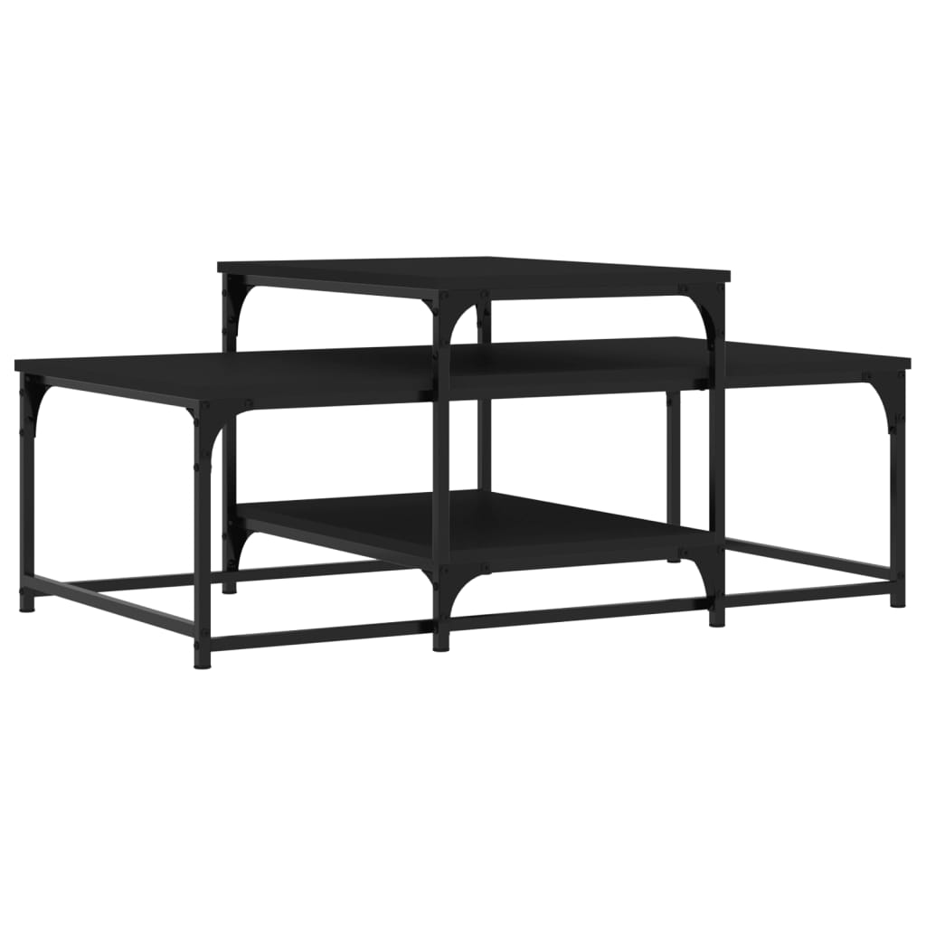 Couchtisch Schwarz 102x60x45 cm Holzwerkstoff - Pazzar.ch
