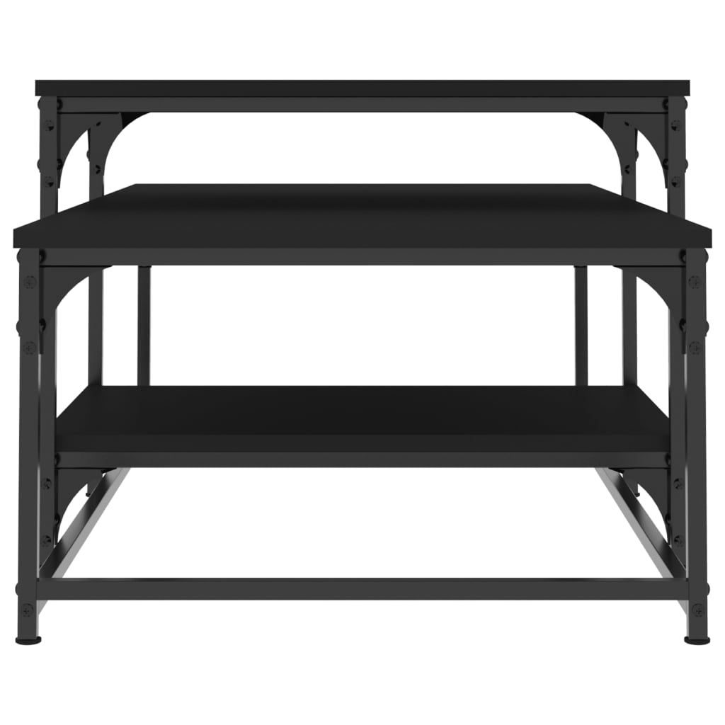 Couchtisch Schwarz 102x60x45 cm Holzwerkstoff - Pazzar.ch