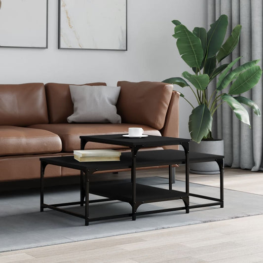 Couchtisch Schwarz 102x60x45 cm Holzwerkstoff - Pazzar.ch