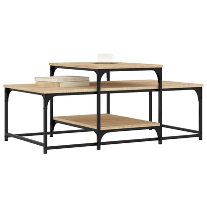 Couchtisch Sonoma-Eiche 102x60x45 cm Holzwerkstoff - Pazzar.ch