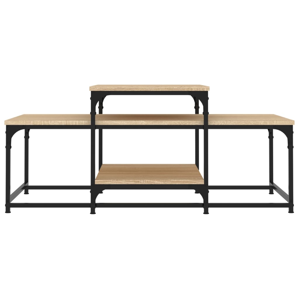 Couchtisch Sonoma-Eiche 102x60x45 cm Holzwerkstoff - Pazzar.ch