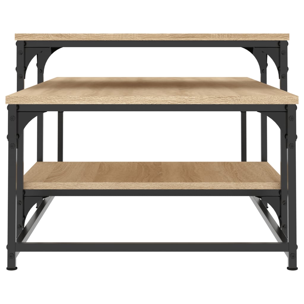 Couchtisch Sonoma-Eiche 102x60x45 cm Holzwerkstoff - Pazzar.ch