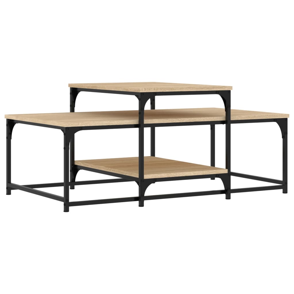 Couchtisch Sonoma-Eiche 102x60x45 cm Holzwerkstoff - Pazzar.ch