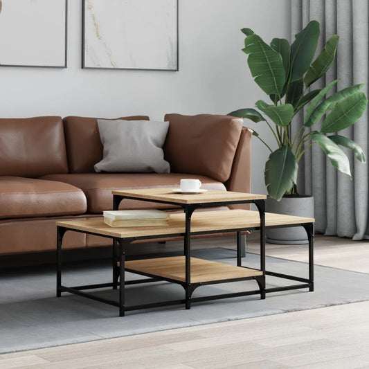 Couchtisch Sonoma-Eiche 102x60x45 cm Holzwerkstoff - Pazzar.ch