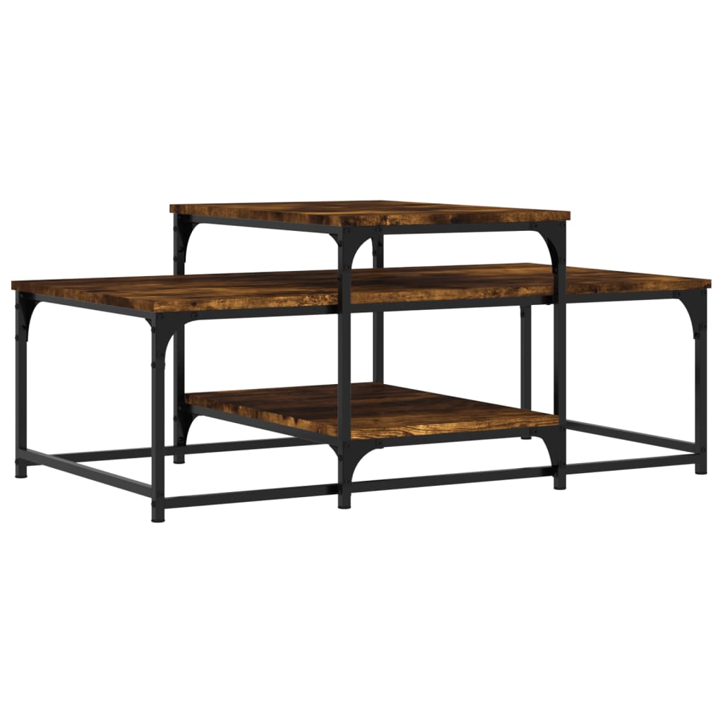 Couchtisch Räuchereiche 102x60x45 cm Holzwerkstoff - Pazzar.ch