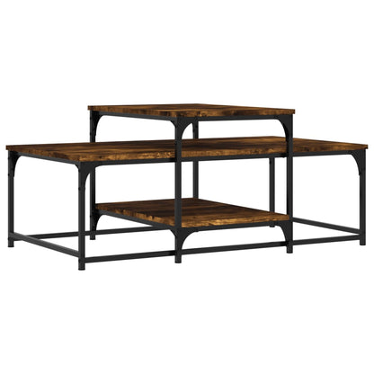 Couchtisch Räuchereiche 102x60x45 cm Holzwerkstoff - Pazzar.ch