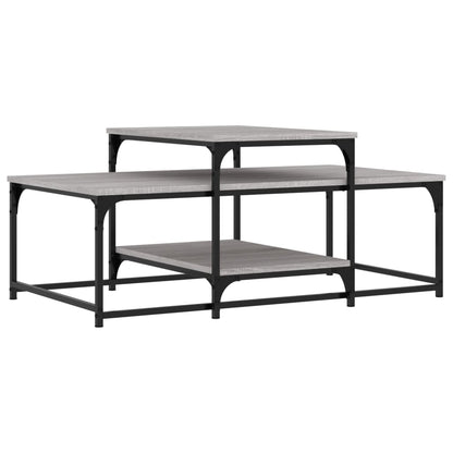 Couchtisch Grau Sonoma 102x60x45 cm Holzwerkstoff - Pazzar.ch
