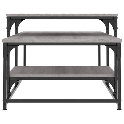 Couchtisch Grau Sonoma 102x60x45 cm Holzwerkstoff - Pazzar.ch
