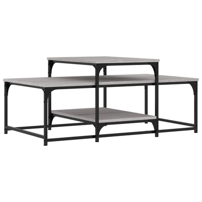 Couchtisch Grau Sonoma 102x60x45 cm Holzwerkstoff - Pazzar.ch