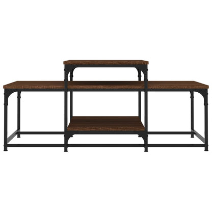 Couchtisch Braun Eichen-Optik 102x60x45 cm Holzwerkstoff - Pazzar.ch