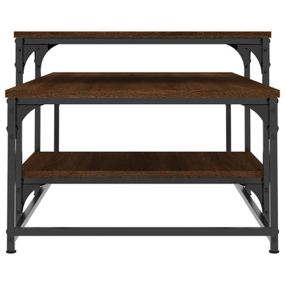 Couchtisch Braun Eichen-Optik 102x60x45 cm Holzwerkstoff - Pazzar.ch