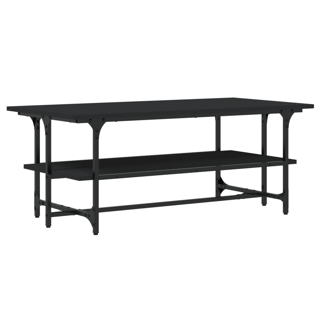 Couchtisch Schwarz 100x50x40 cm Holzwerkstoff - Pazzar.ch