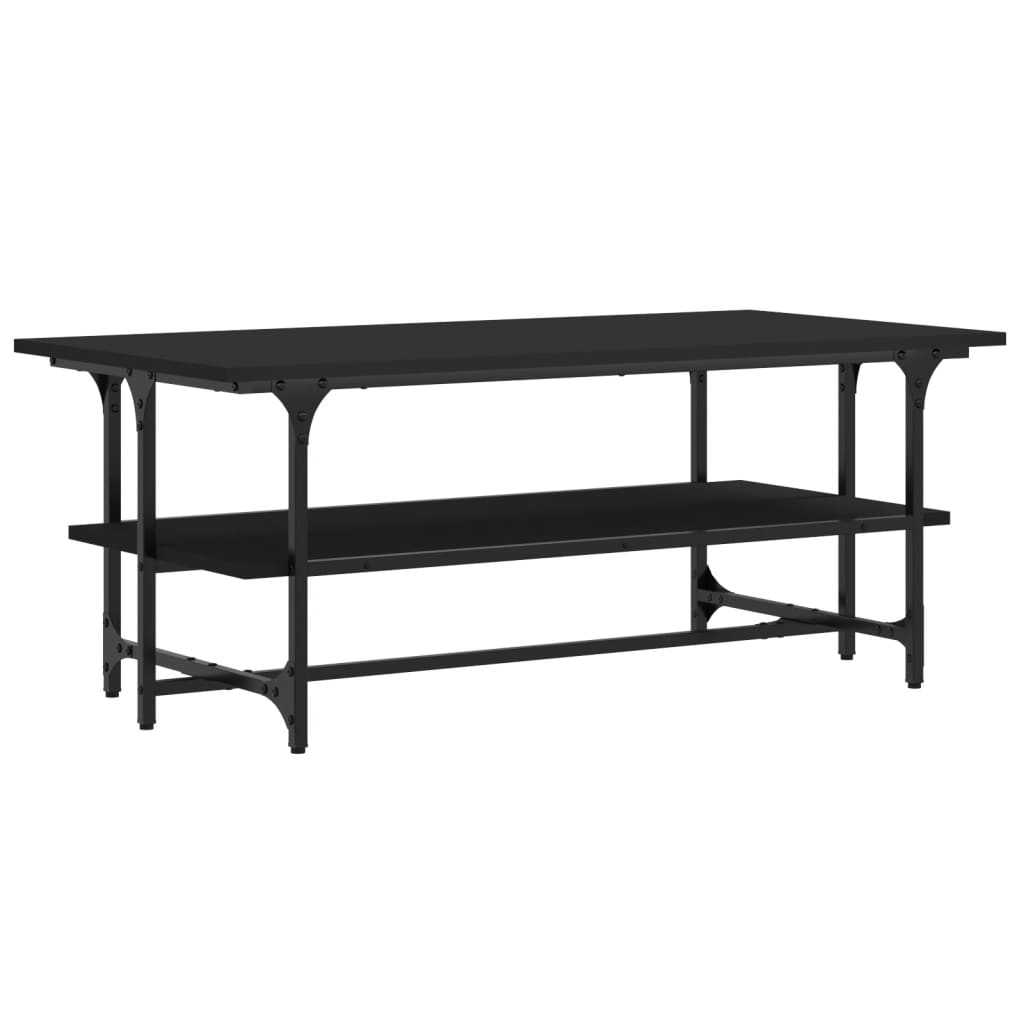 Couchtisch Schwarz 100x50x40 cm Holzwerkstoff - Pazzar.ch
