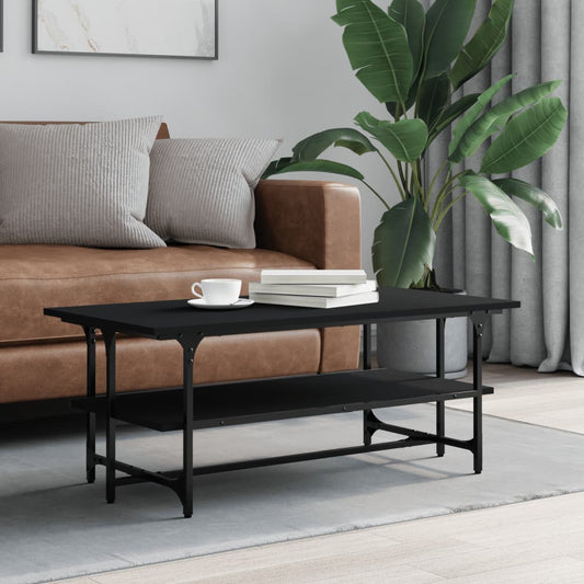 Couchtisch Schwarz 100x50x40 cm Holzwerkstoff - Pazzar.ch