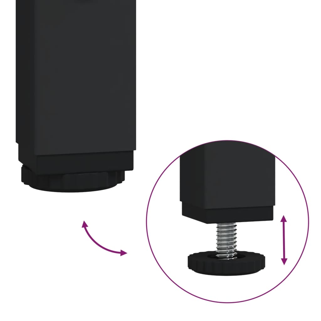 Satztische 5 Stk. Braun Eichen-Optik Holzwerkstoff - Pazzar.ch