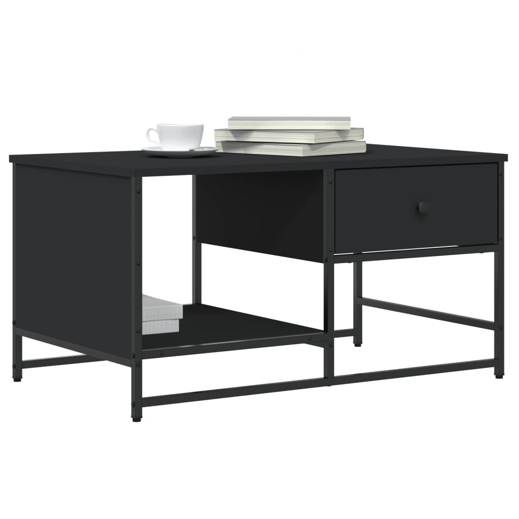 Couchtisch Schwarz 85,5x51x45 cm Holzwerkstoff - Pazzar.ch