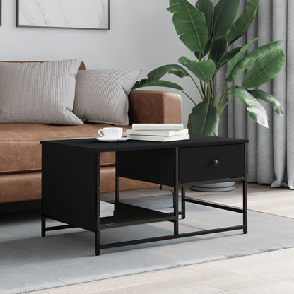 Couchtisch Schwarz 85,5x51x45 cm Holzwerkstoff - Pazzar.ch