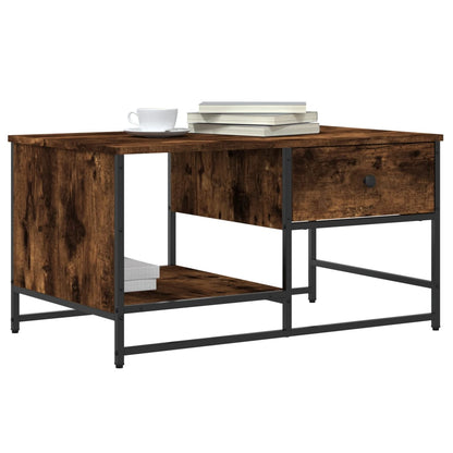 Couchtisch Räuchereiche 85,5x51x45 cm Holzwerkstoff - Pazzar.ch