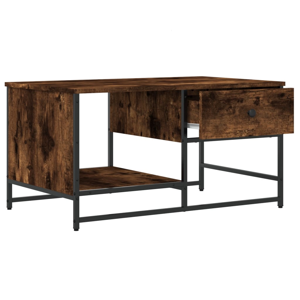 Couchtisch Räuchereiche 85,5x51x45 cm Holzwerkstoff - Pazzar.ch
