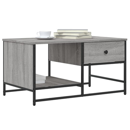 Couchtisch Grau Sonoma 85,5x51x45 cm Holzwerkstoff - Pazzar.ch