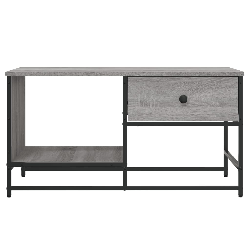 Couchtisch Grau Sonoma 85,5x51x45 cm Holzwerkstoff - Pazzar.ch