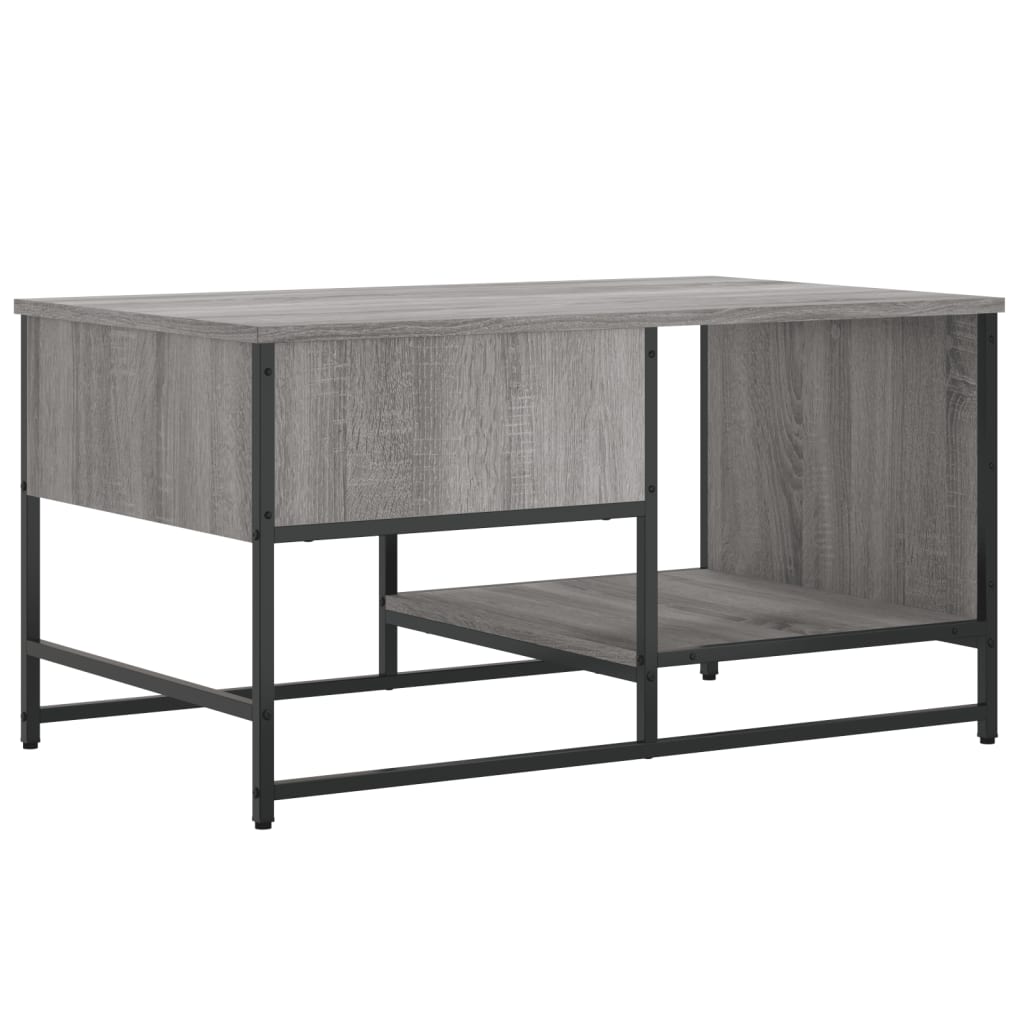 Couchtisch Grau Sonoma 85,5x51x45 cm Holzwerkstoff - Pazzar.ch