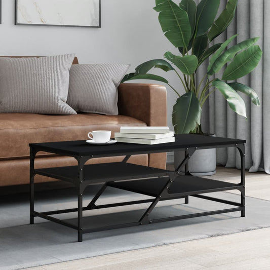 Couchtisch Schwarz 100x49x40 cm Holzwerkstoff - Pazzar.ch
