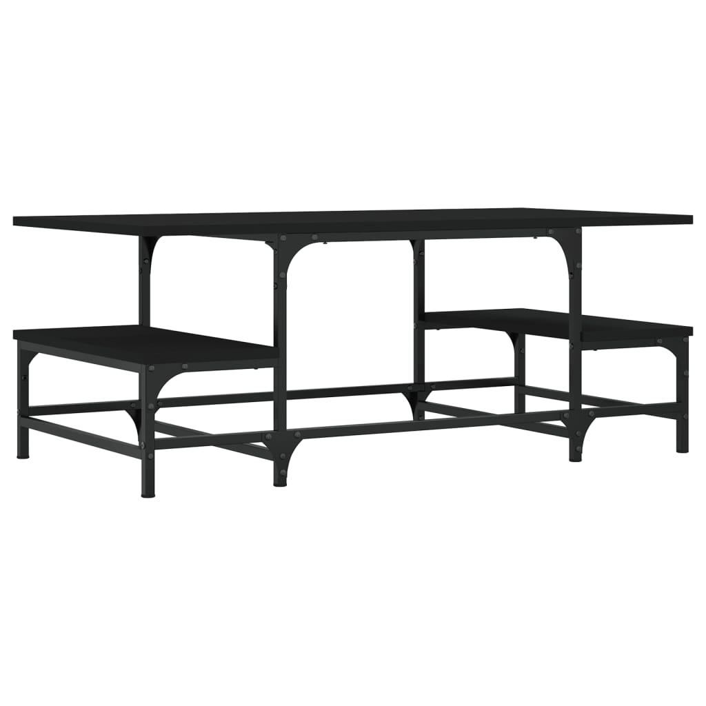 Couchtisch Schwarz 100x50,5x40 cm Holzwerkstoff - Pazzar.ch