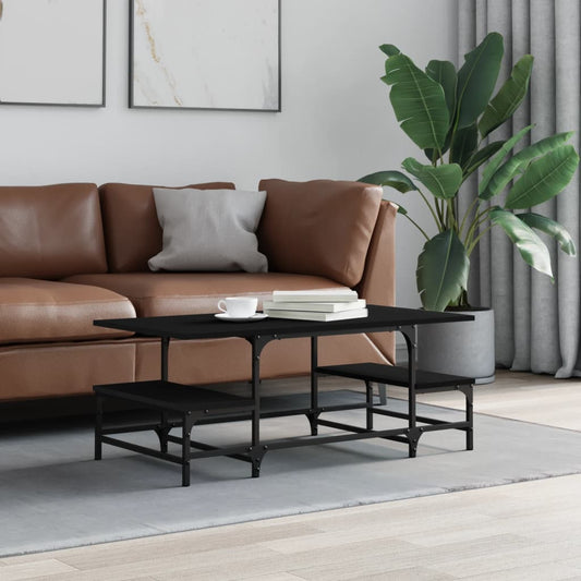 Couchtisch Schwarz 100x50,5x40 cm Holzwerkstoff - Pazzar.ch