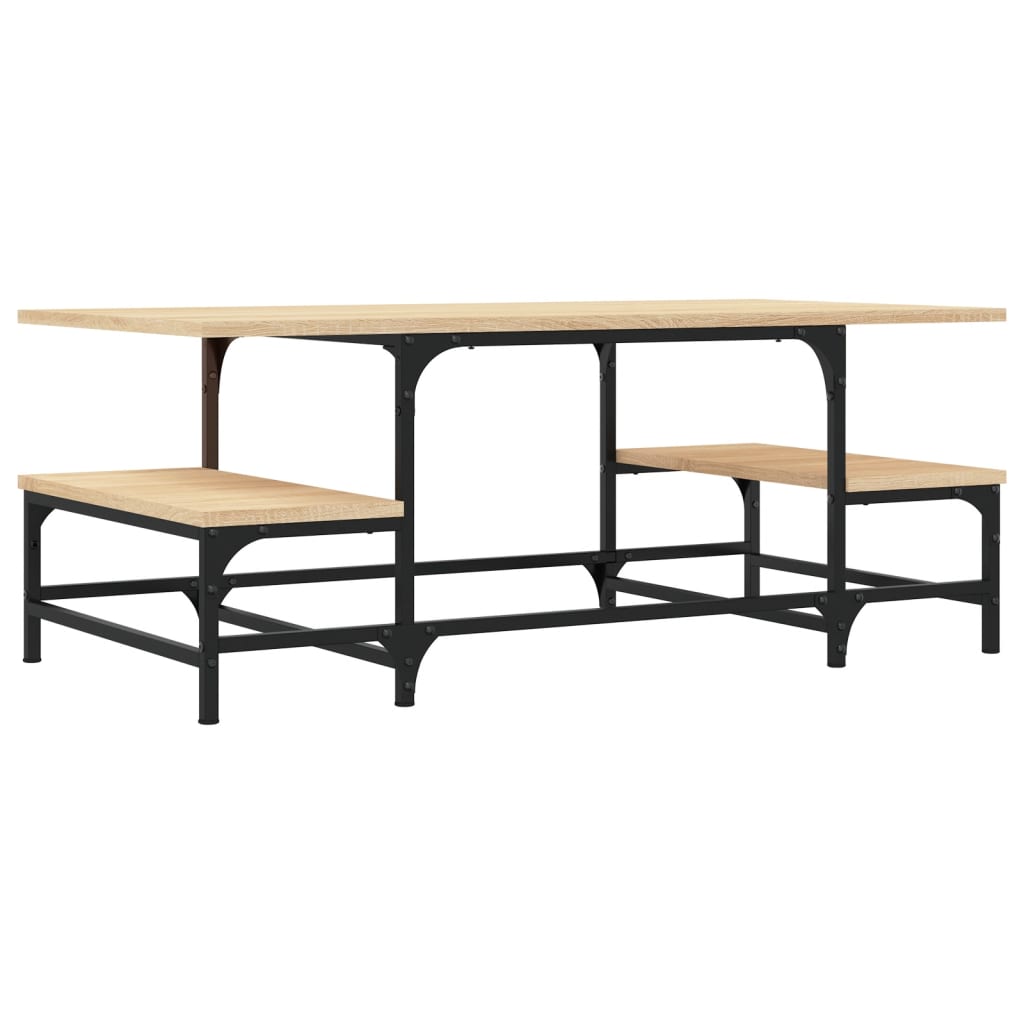 Couchtisch Sonoma-Eiche 100x50,5x40 cm Holzwerkstoff - Pazzar.ch