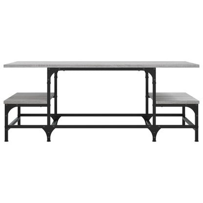 Couchtisch Grau Sonoma 100x50,5x40 cm Holzwerkstoff - Pazzar.ch