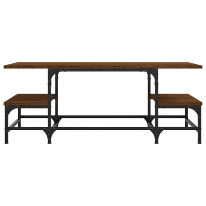 Couchtisch Braun Eichen-Optik 100x50,5x40 cm Holzwerkstoff - Pazzar.ch