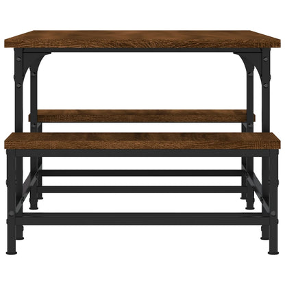 Couchtisch Braun Eichen-Optik 100x50,5x40 cm Holzwerkstoff - Pazzar.ch
