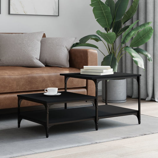 Couchtisch Schwarz 100x50,5x45 cm Holzwerkstoff - Pazzar.ch