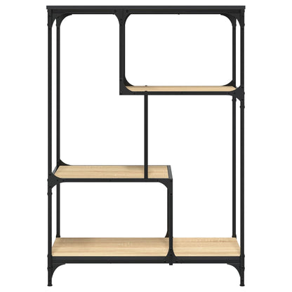 Bücherregal Sonoma-Eiche 81x36x115 cm Holzwerkstoff und Stahl - Pazzar.ch