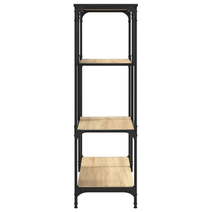 Bücherregal Sonoma-Eiche 81x36x115 cm Holzwerkstoff und Stahl - Pazzar.ch
