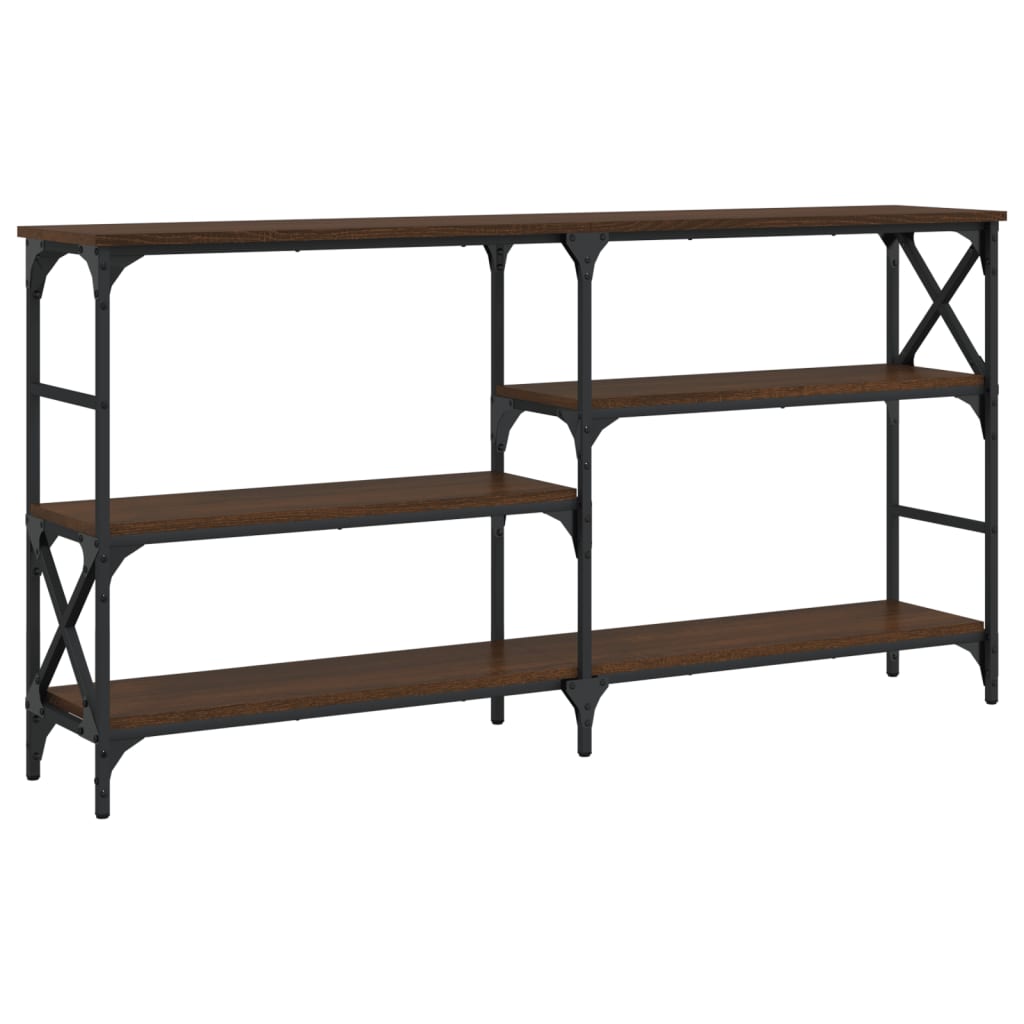 Konsolentisch Braun Eichen-Optik 150x29x76,5 cm Holzwerkstoff - Pazzar.ch