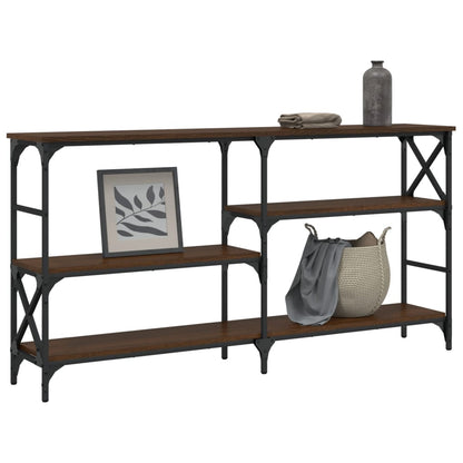 Konsolentisch Braun Eichen-Optik 150x29x76,5 cm Holzwerkstoff - Pazzar.ch