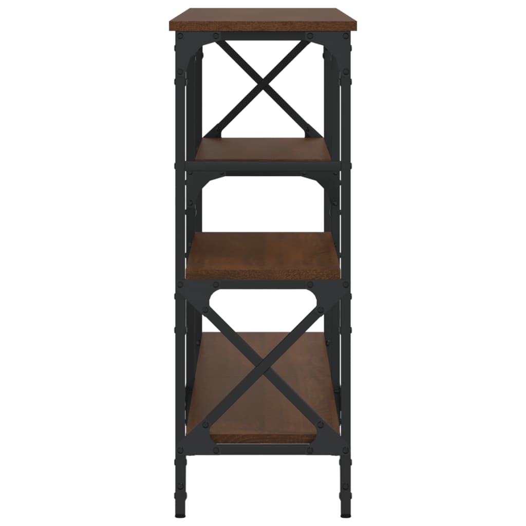 Konsolentisch Braun Eichen-Optik 150x29x76,5 cm Holzwerkstoff - Pazzar.ch