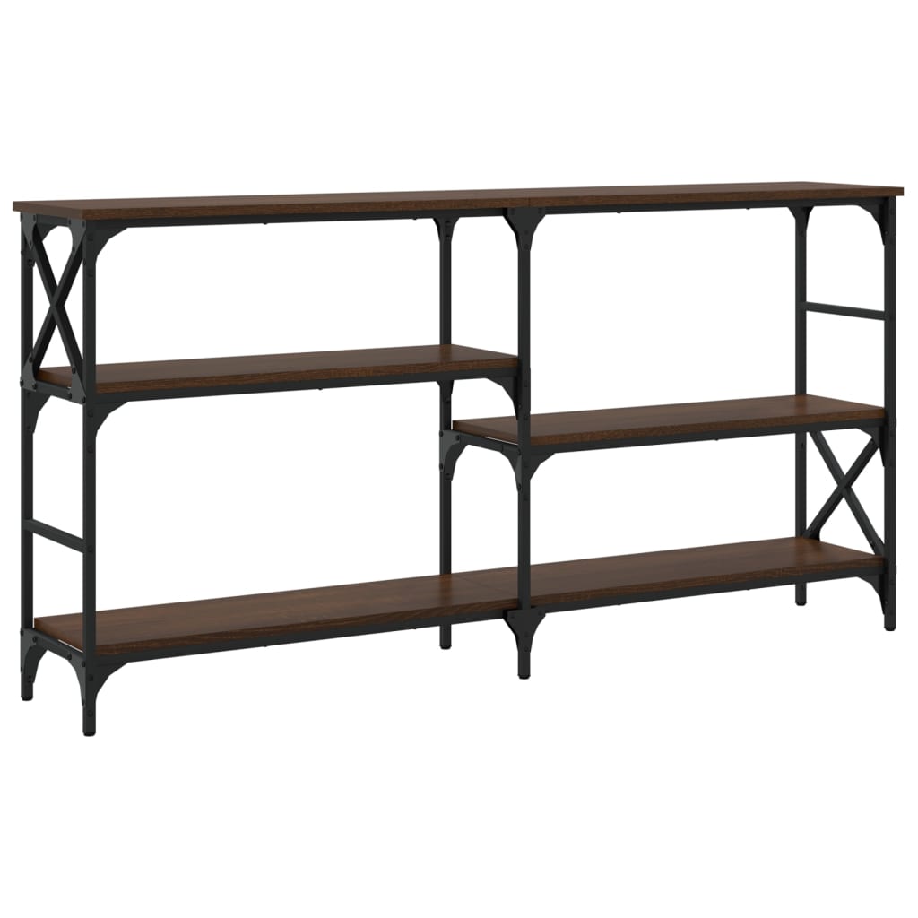 Konsolentisch Braun Eichen-Optik 150x29x76,5 cm Holzwerkstoff - Pazzar.ch
