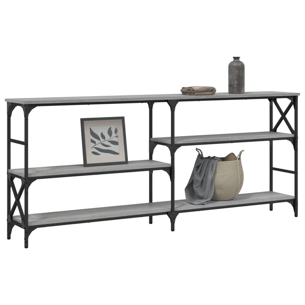 Konsolentisch Grau Sonoma 180x29x76,5 cm Holzwerkstoff - Pazzar.ch