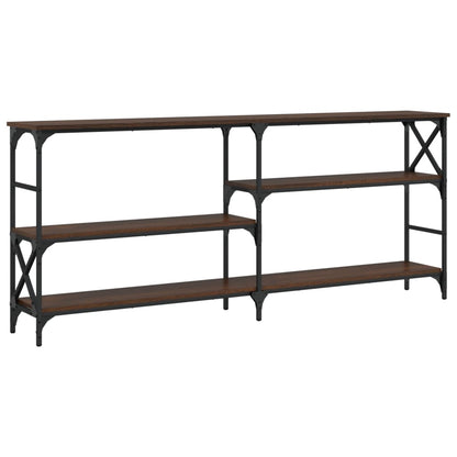 Konsolentisch Braun Eichen-Optik 180x29x76,5 cm Holzwerkstoff - Pazzar.ch
