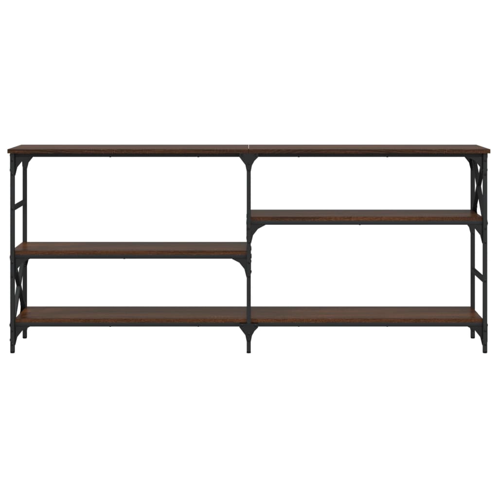 Konsolentisch Braun Eichen-Optik 180x29x76,5 cm Holzwerkstoff - Pazzar.ch