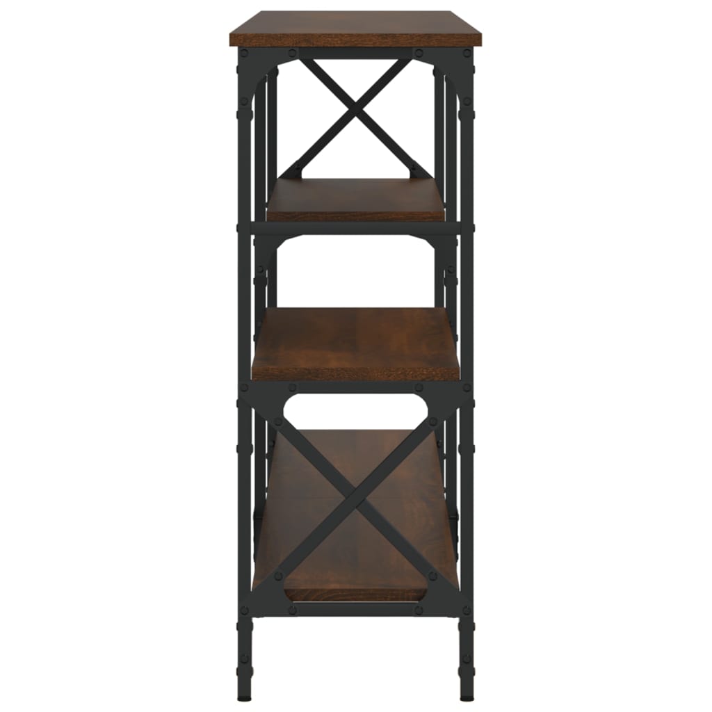 Konsolentisch Braun Eichen-Optik 180x29x76,5 cm Holzwerkstoff - Pazzar.ch