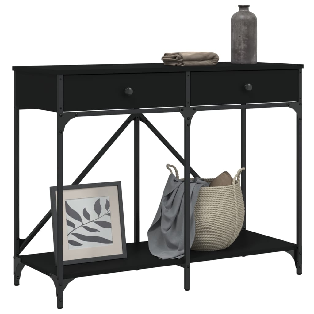 Konsolentisch Schwarz 100x39x78,5 cm Holzwerkstoff - Pazzar.ch