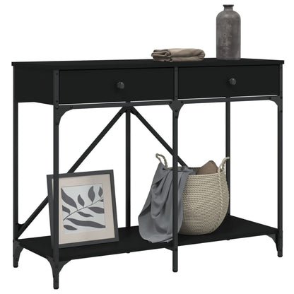 Konsolentisch Schwarz 100x39x78,5 cm Holzwerkstoff - Pazzar.ch