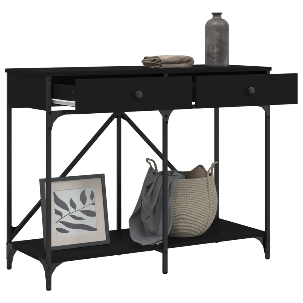 Konsolentisch Schwarz 100x39x78,5 cm Holzwerkstoff - Pazzar.ch