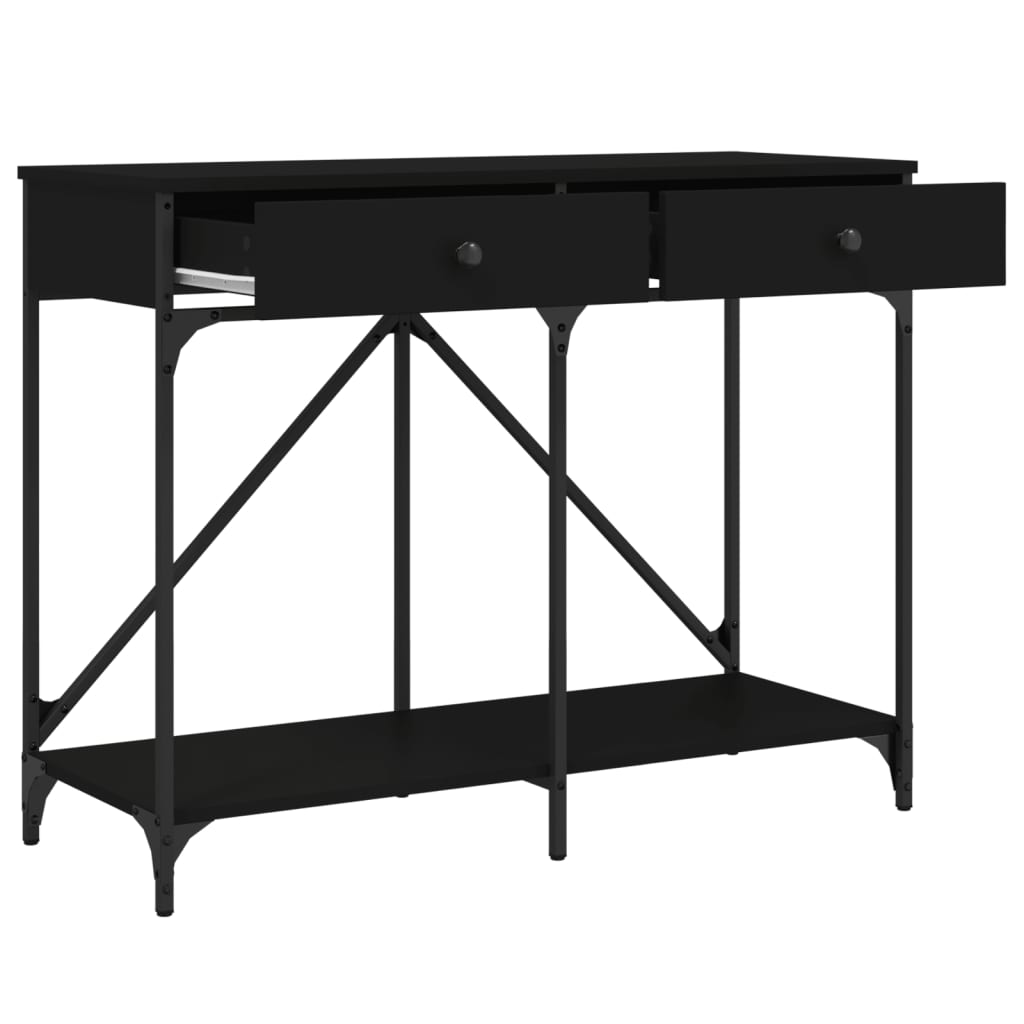 Konsolentisch Schwarz 100x39x78,5 cm Holzwerkstoff - Pazzar.ch