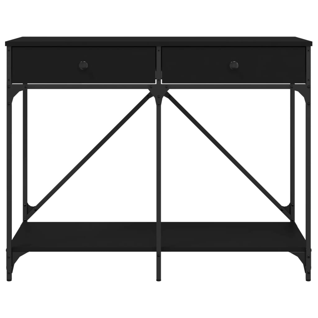 Konsolentisch Schwarz 100x39x78,5 cm Holzwerkstoff - Pazzar.ch